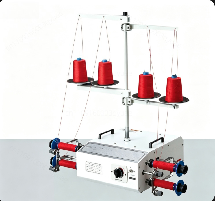 Sewing Thread In Textile - 4 Spools Automatic Thread Divider Winder