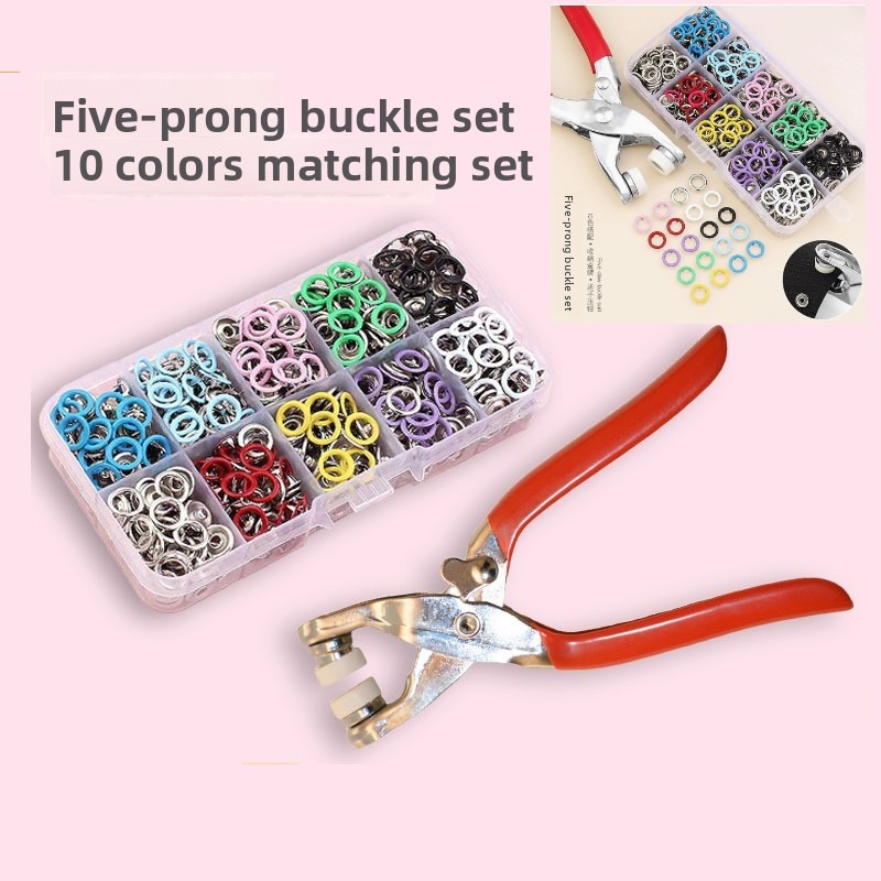 Snap Button Plier - 100 Sets Snap Pliers Automatic Grommet