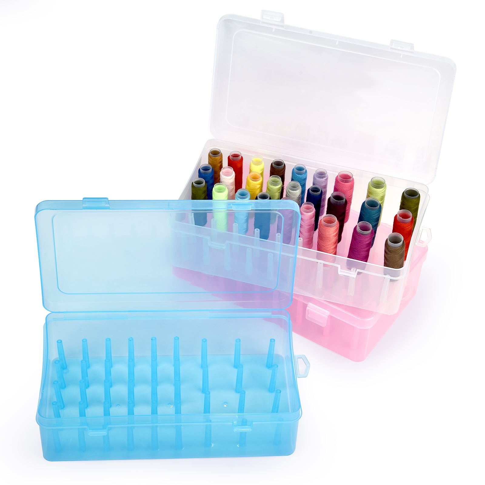 Sewing Tas - 42 Axis Sewing Threads Box Bobbins