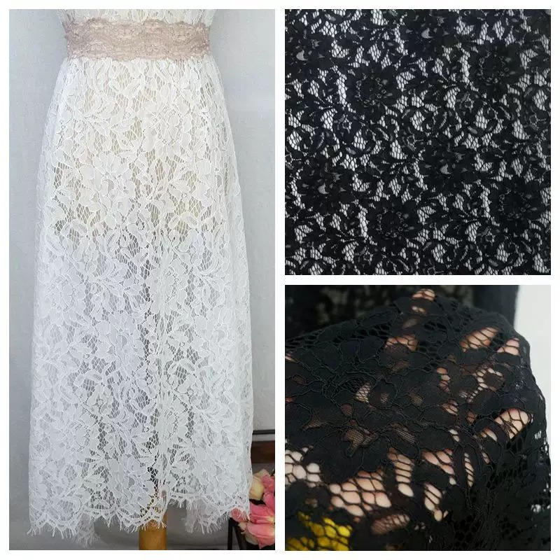 Textile And Sewing Supply - 3meter*150cm Heavyweight Nylon Lace Fabric for