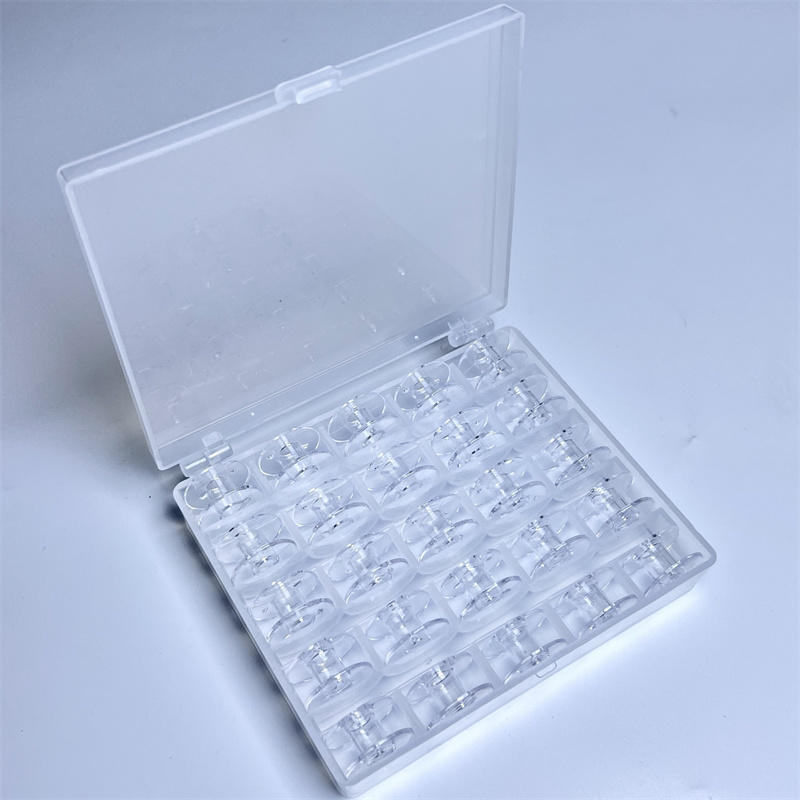 Sewing Tas - 25 Grid Clear Empty Bobbins Storage