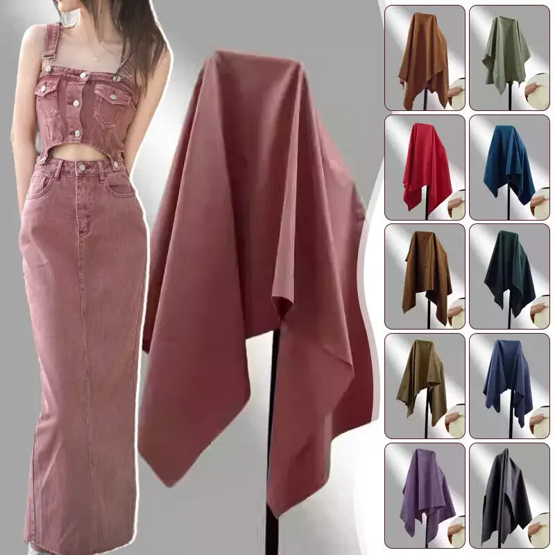 Textile And Sewing Supply - 100x150cm Comfortable Thickened Denim Cotton Fabric