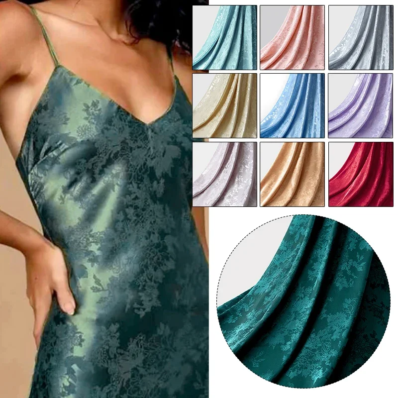 100x150cm Floral Jacquard Sati - Textile And Sewing Supply 评论和价格
