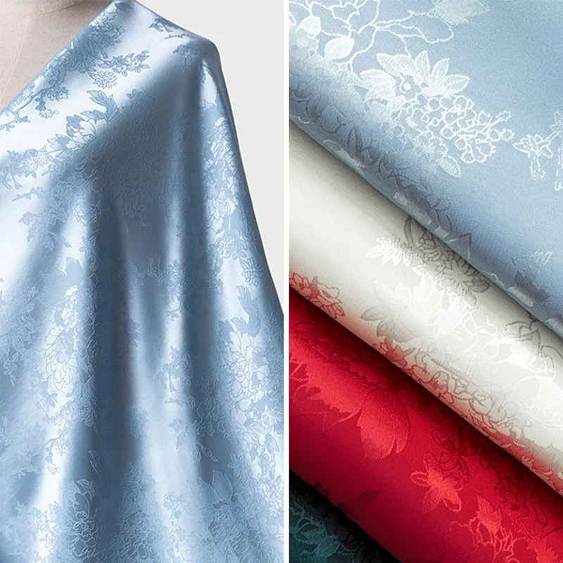 100x150cm Floral Jacquard Sati - Textile And Sewing Supply 评论和价格