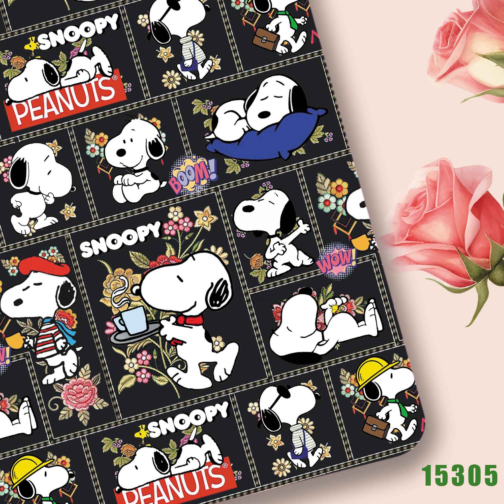 TAKARA TOMY Snoopy fabric140x5 - Sewing Textiles 评论和价格