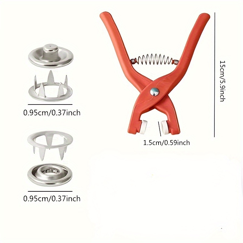 50 Set of Hand-Operated Snap F - Snap Button Plier 评论和价格