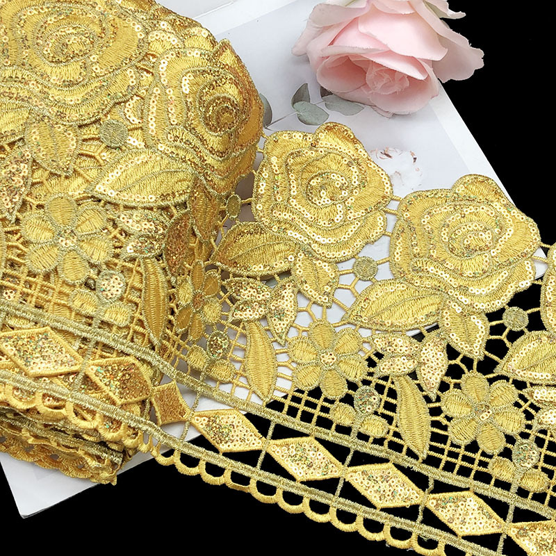 3 Yards 19.5cm Wide Exquisite  - Textile And Sewing Supply 评论和价格