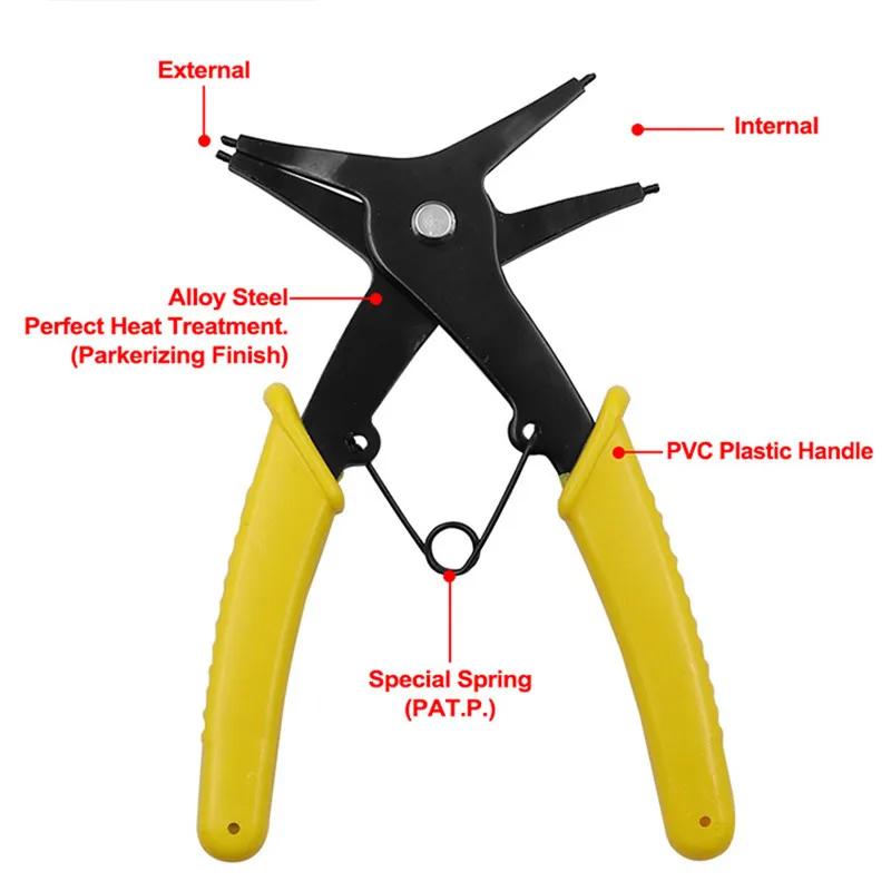 2 in 1 Snap Ring Plier 4 Way T - Snap Button Plier 评论和价格