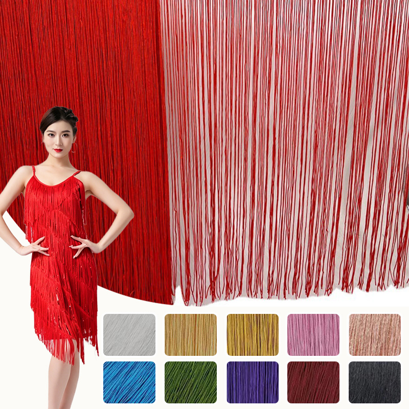 100cm Long Polyester Fringe Ta - Textile And Sewing Supply 评论和价格