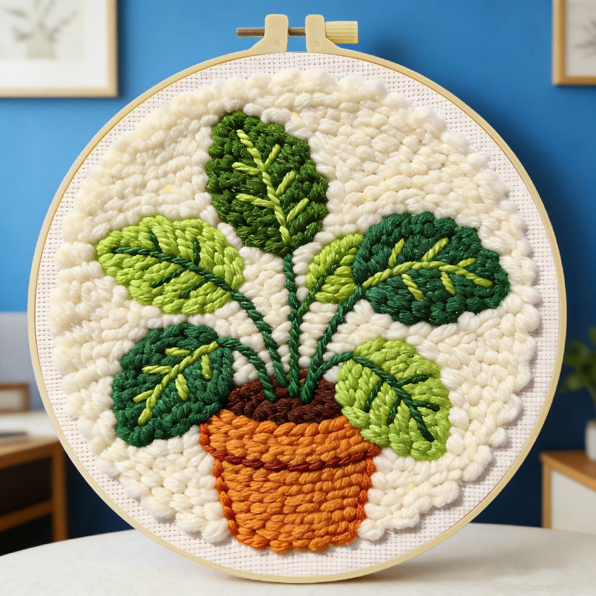 20X20CM/7.87inch Leaves Punch  - Is Sewing Textile Art 评论和价格