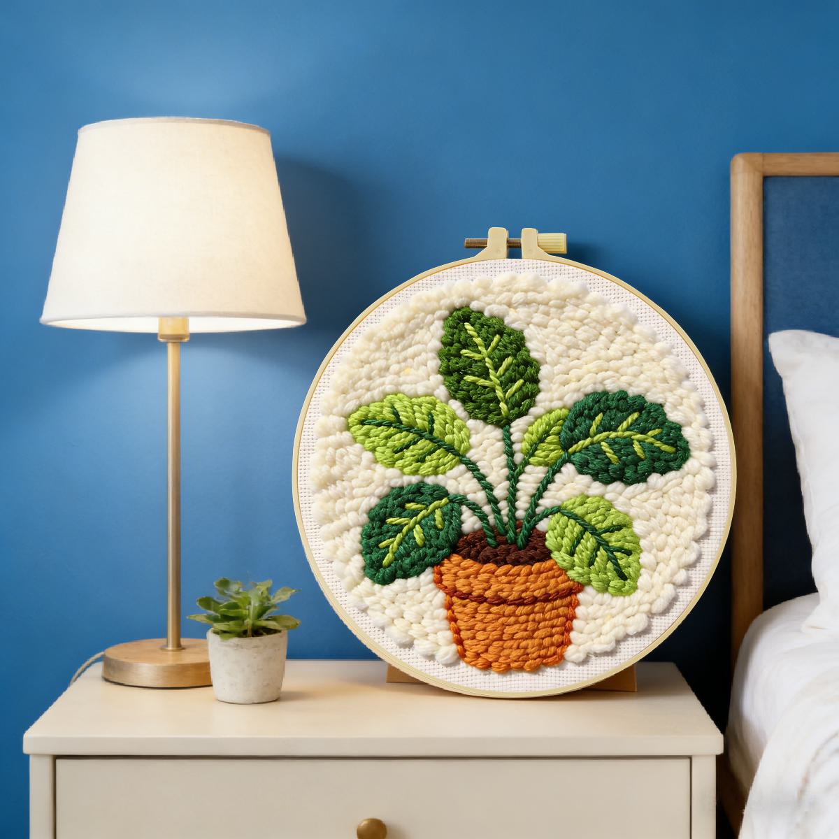 20X20CM/7.87inch Leaves Punch  - Is Sewing Textile Art 评论和价格
