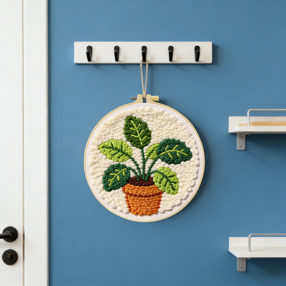 20X20CM/7.87inch Leaves Punch  - Is Sewing Textile Art 评论和价格