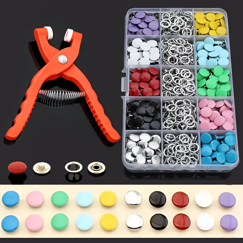 100Pcs Colorful Metal Sewing B - Snap Button Plier 评论和价格