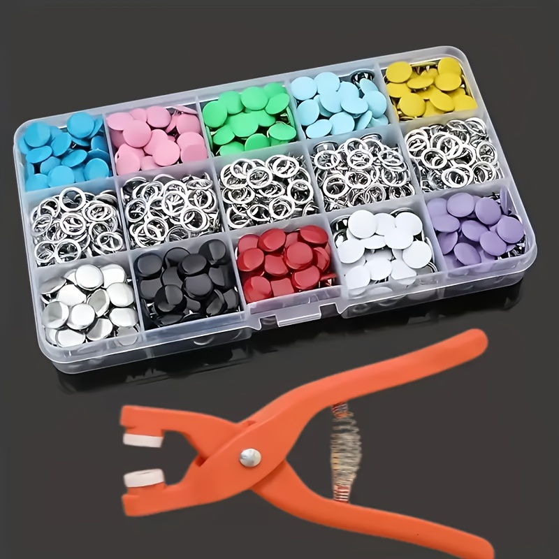 100Pcs Colorful Metal Sewing B - Snap Button Plier 评论和价格