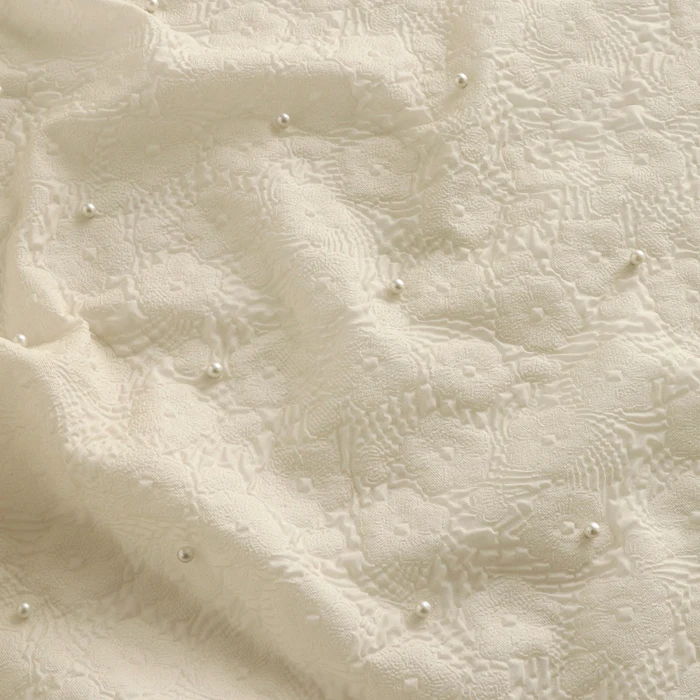 100x140cm Pearl Beads Jacquard - Textile And Sewing Supply 评论和价格