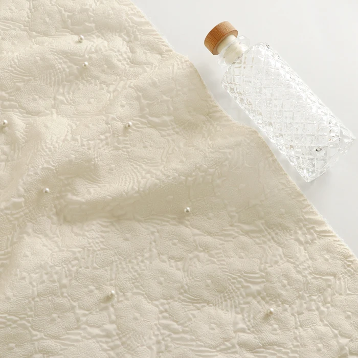 100x140cm Pearl Beads Jacquard - Textile And Sewing Supply 评论和价格