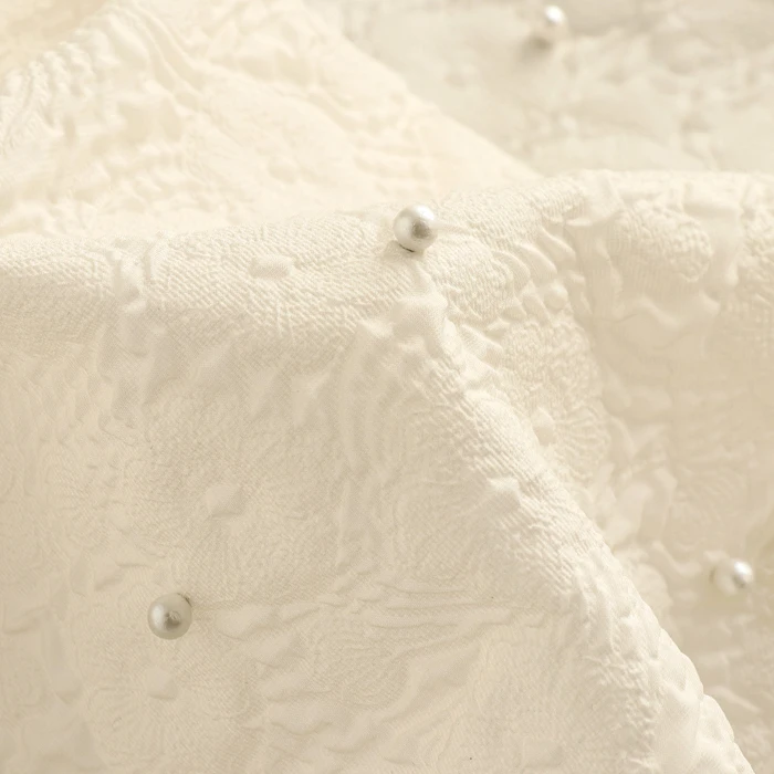 100x140cm Pearl Beads Jacquard - Textile And Sewing Supply 评论和价格