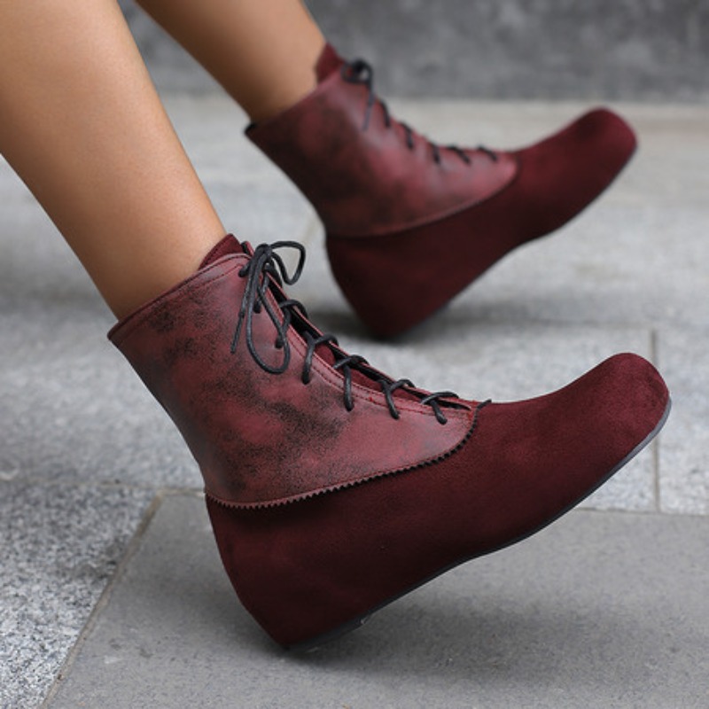 Big Size 50 Short Boot Female  - Sewing Fleece 评论和价格
