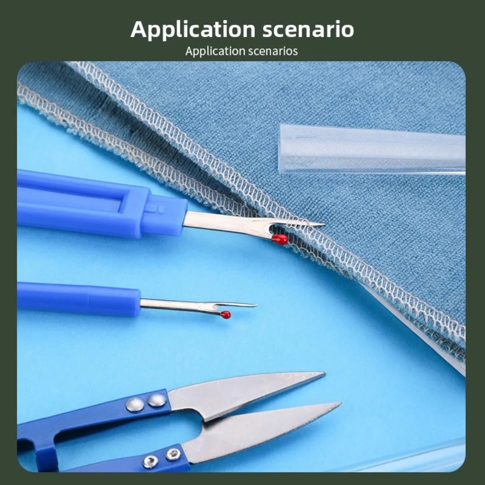 Blue Sewing Kit 5Pcs Thread Ri - Seam Ripper Tool 评论和价格
