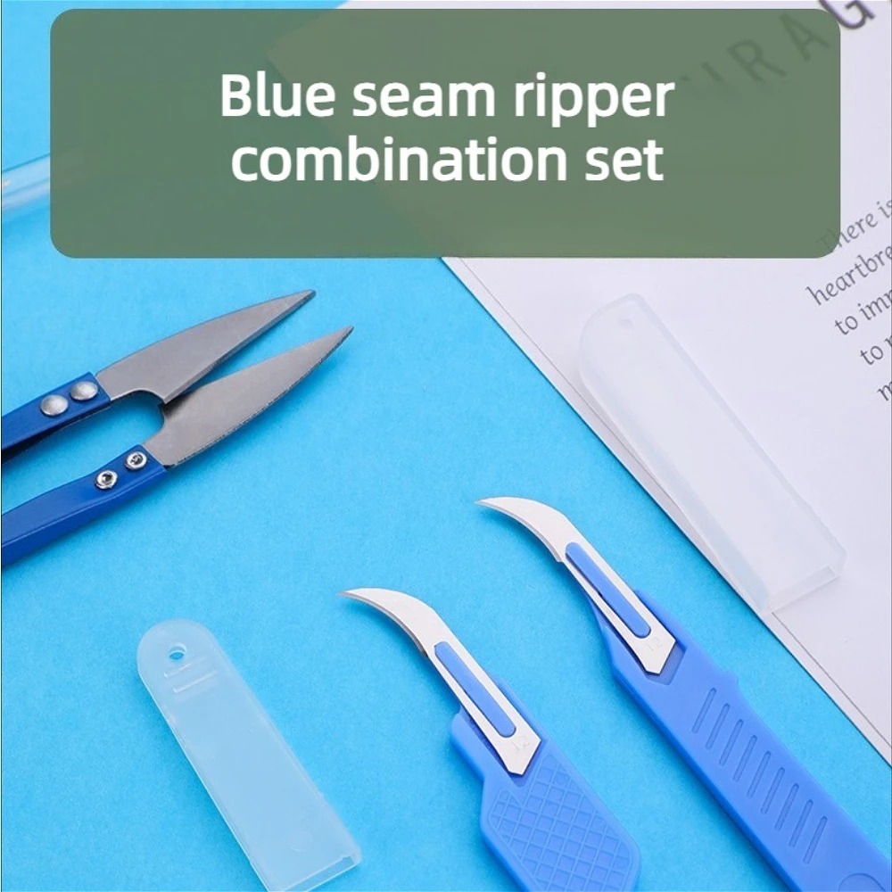 Blue Sewing Kit 5Pcs Thread Ri - Seam Ripper Tool 评论和价格