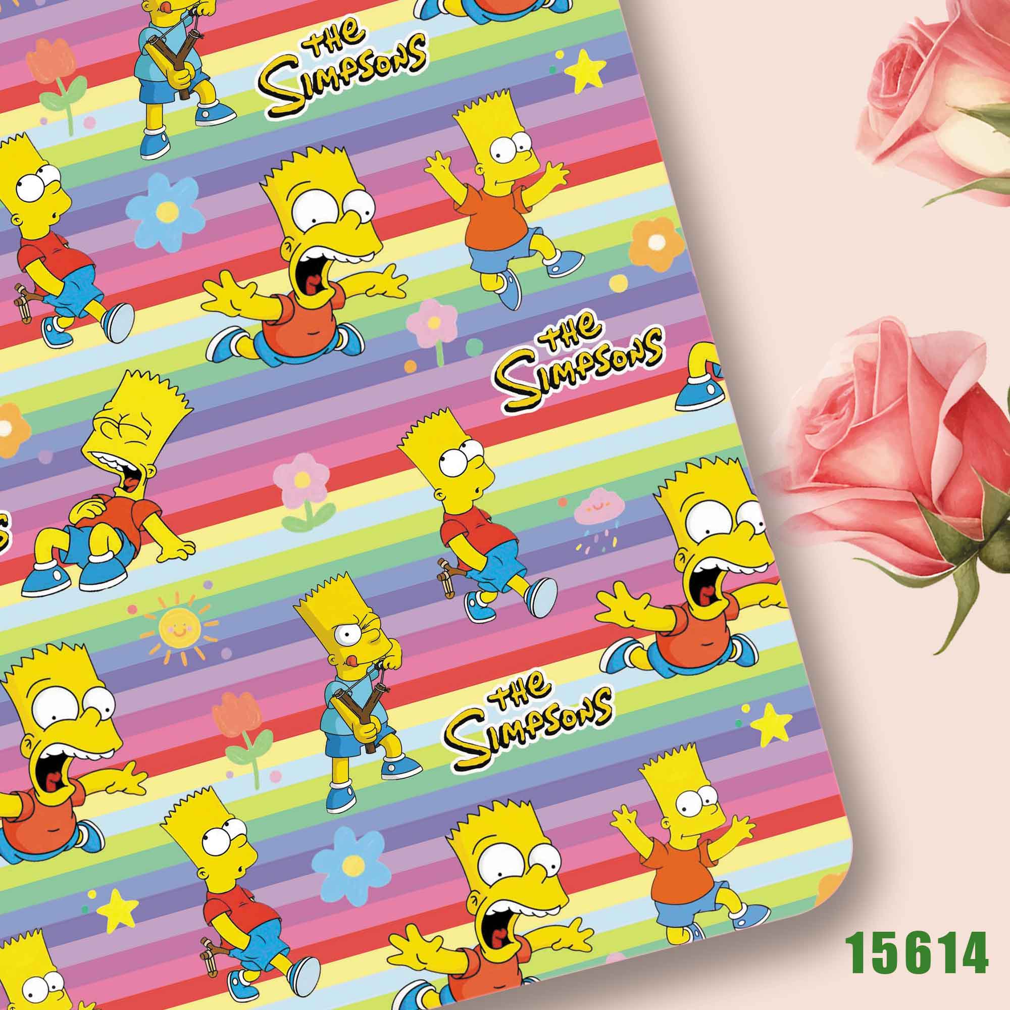 Cartoon THE SIMPSONS Polyester - Sewing Production 评论和价格