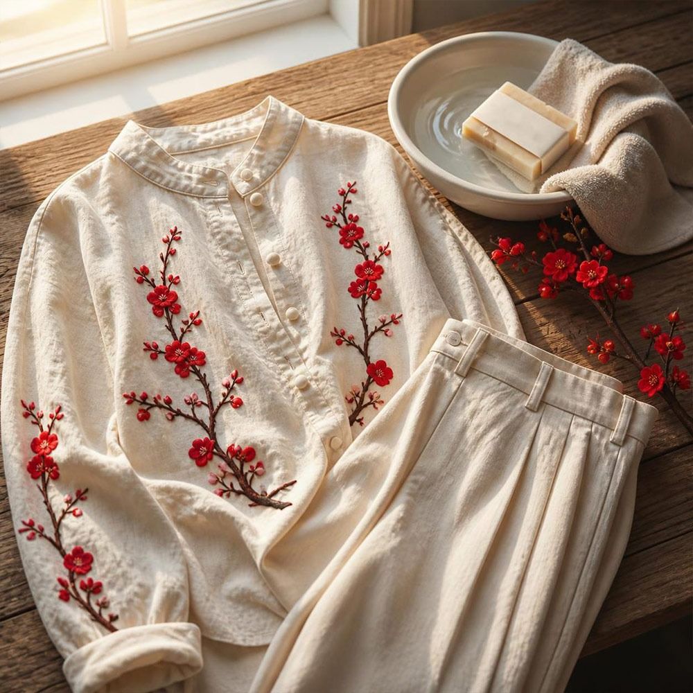 DIY Cherry Blossom Iron On Pat - Sewing Textiles 评论和价格