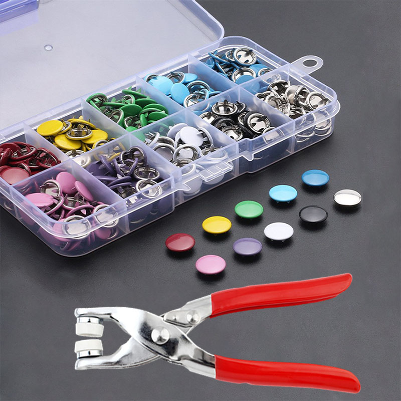 50/100 Metal Prong Snap Button - Snap Button Plier 评论和价格