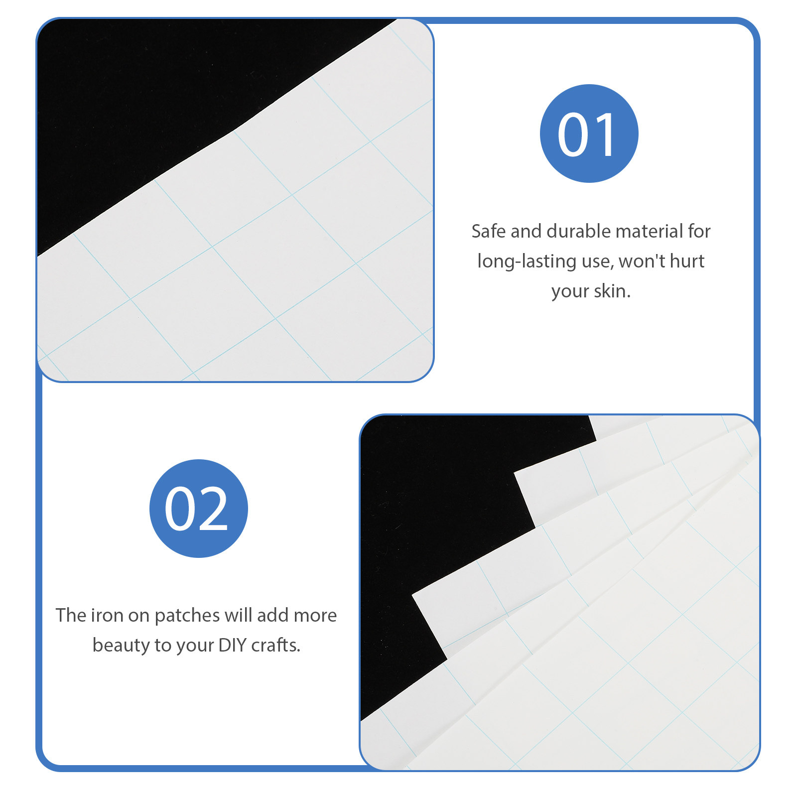 5pcs Heat Transfer Paper Cloth - Iron On Patch 评论和价格