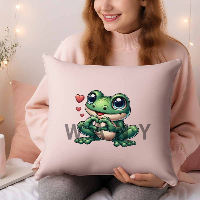 A Cute Cartoon Frog Iron on Tr - Iron On Patch 评论和价格