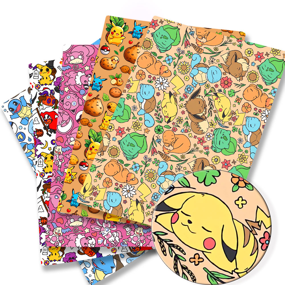 Pokemon Cartoon Fabric140*50cm - Sewing Production 评论和价格