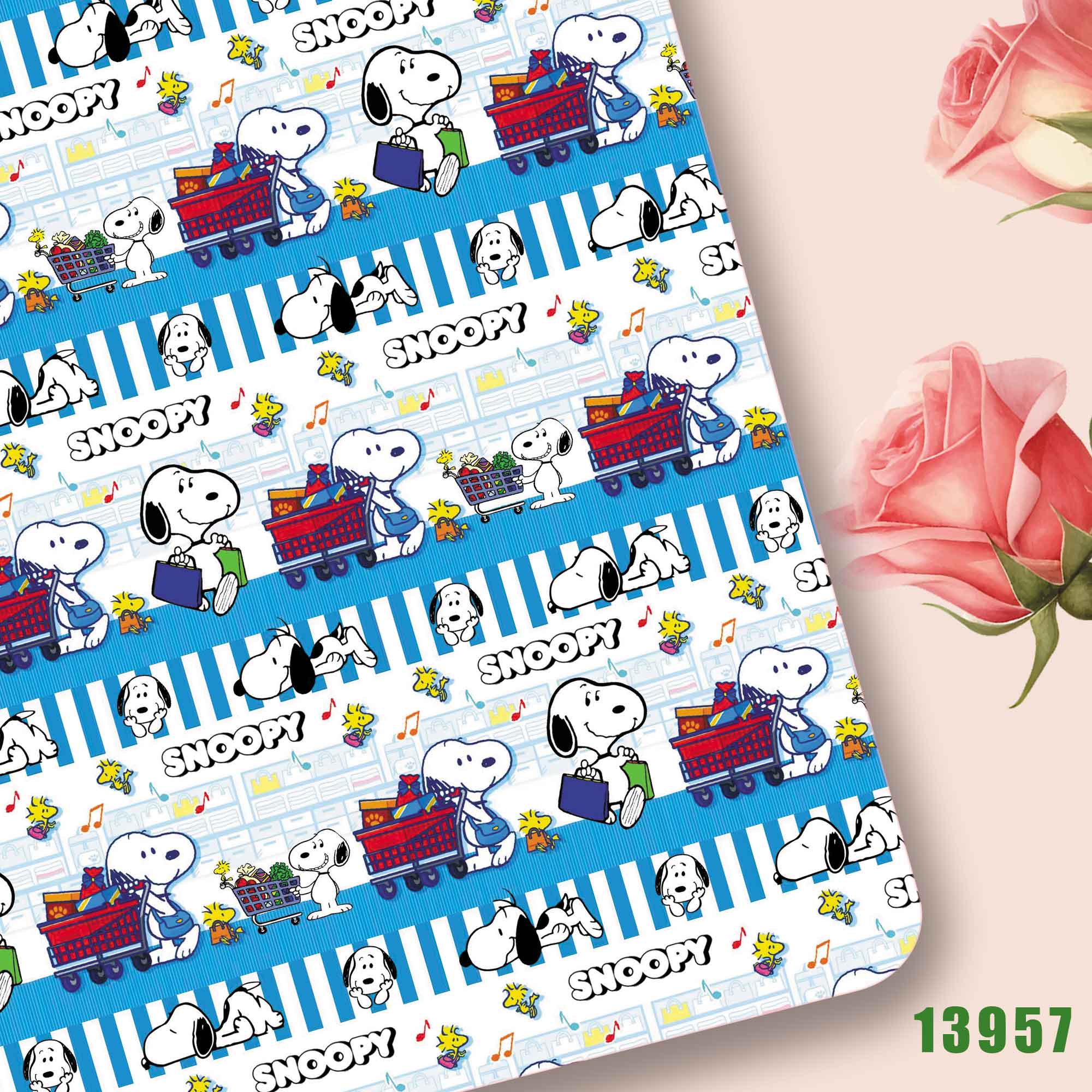 TAKARA TOMY Snoopy fabric140x5 - Sewing Textiles 评论和价格