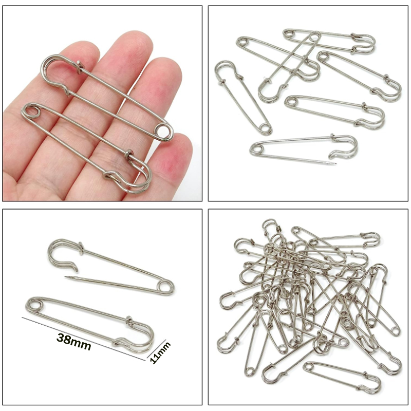 10-100p 22/28/38/45/54mm Silve - Sewing Tas 评论和价格
